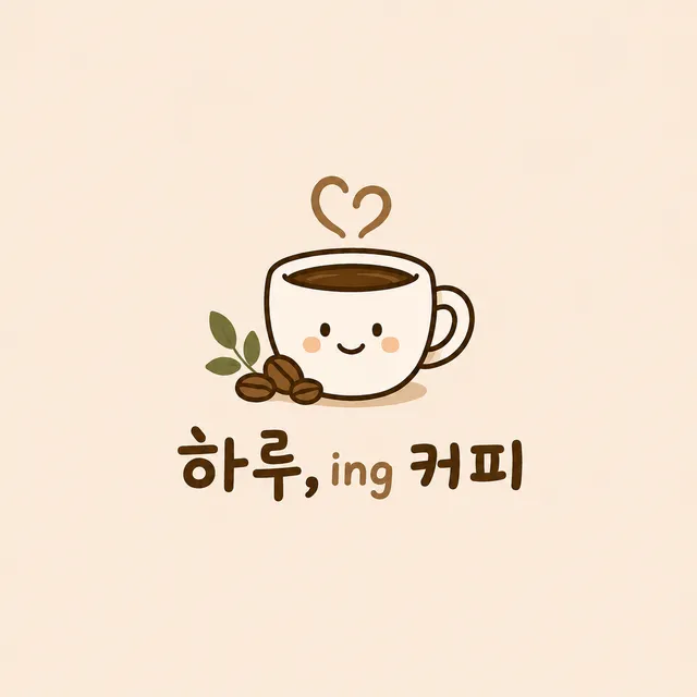 하루, ing 커피 럭키백 사진