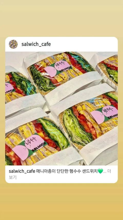 샐위치 럭키백 사진